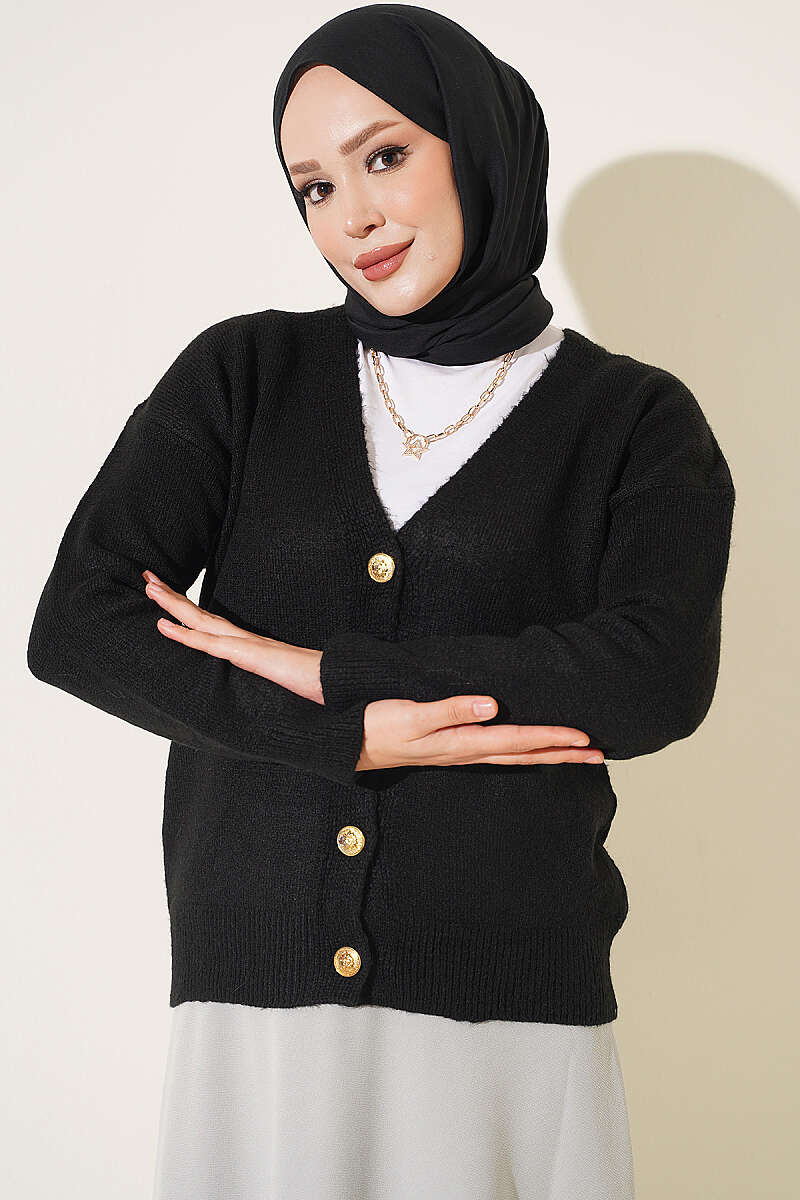 https://cdn.pazarium.com.tr/gold-dugmeli-v-yaka-kisa-triko-hirka-siyah-835568-20-B.jpg