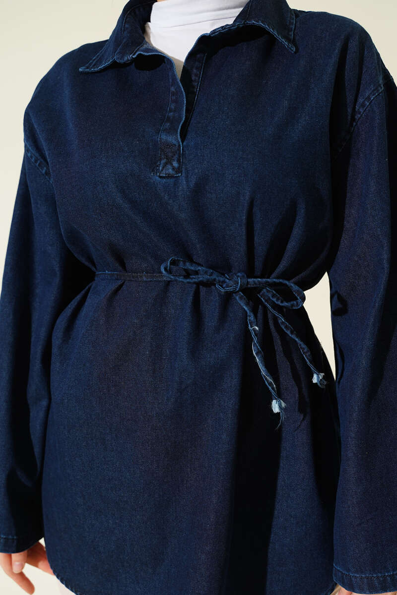 Gömlek Yaka Kot Tunik