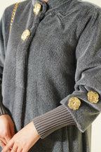 Goldfox Coat with Fleece Detail Bitter Brown
