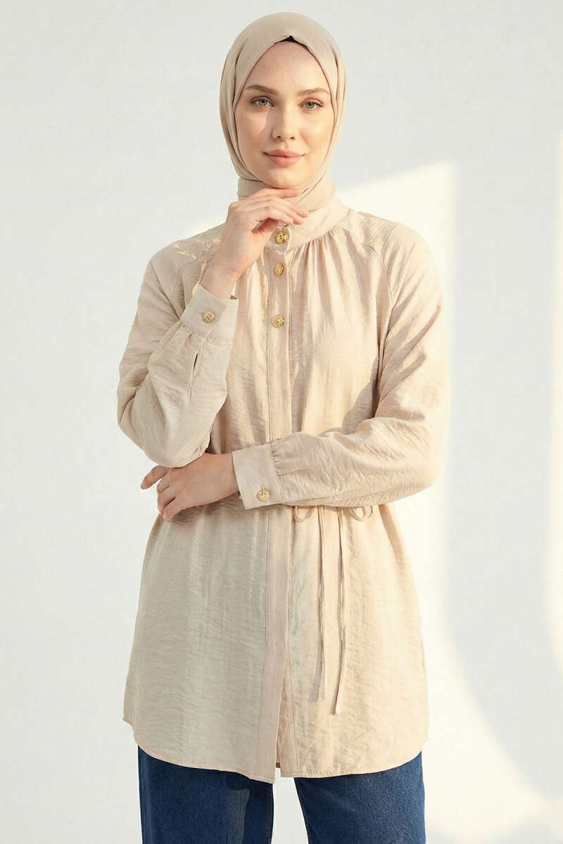 Hakim Yaka Patlı Gömlek