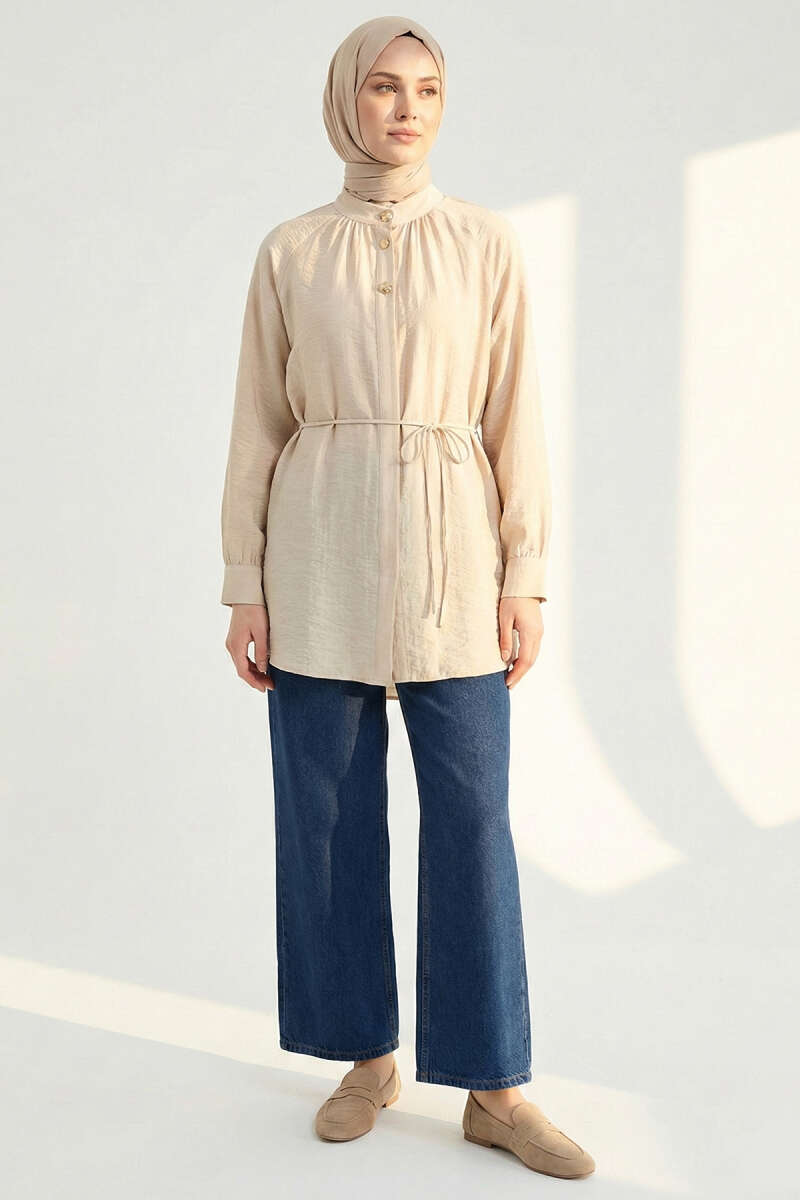 Hakim Yaka Patlı Gömlek