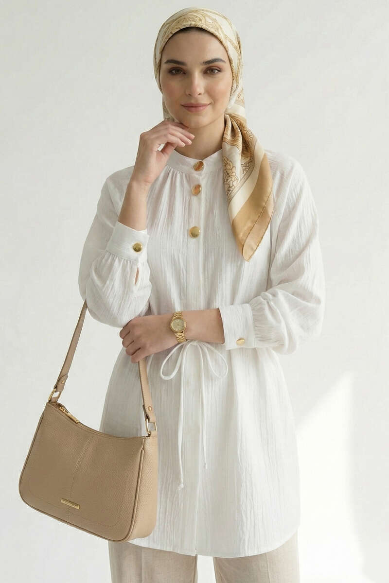 Hakim Yaka Patlı Gömlek