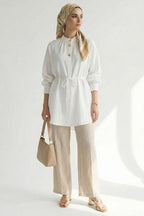 Hakim Yaka Patlı Gömlek