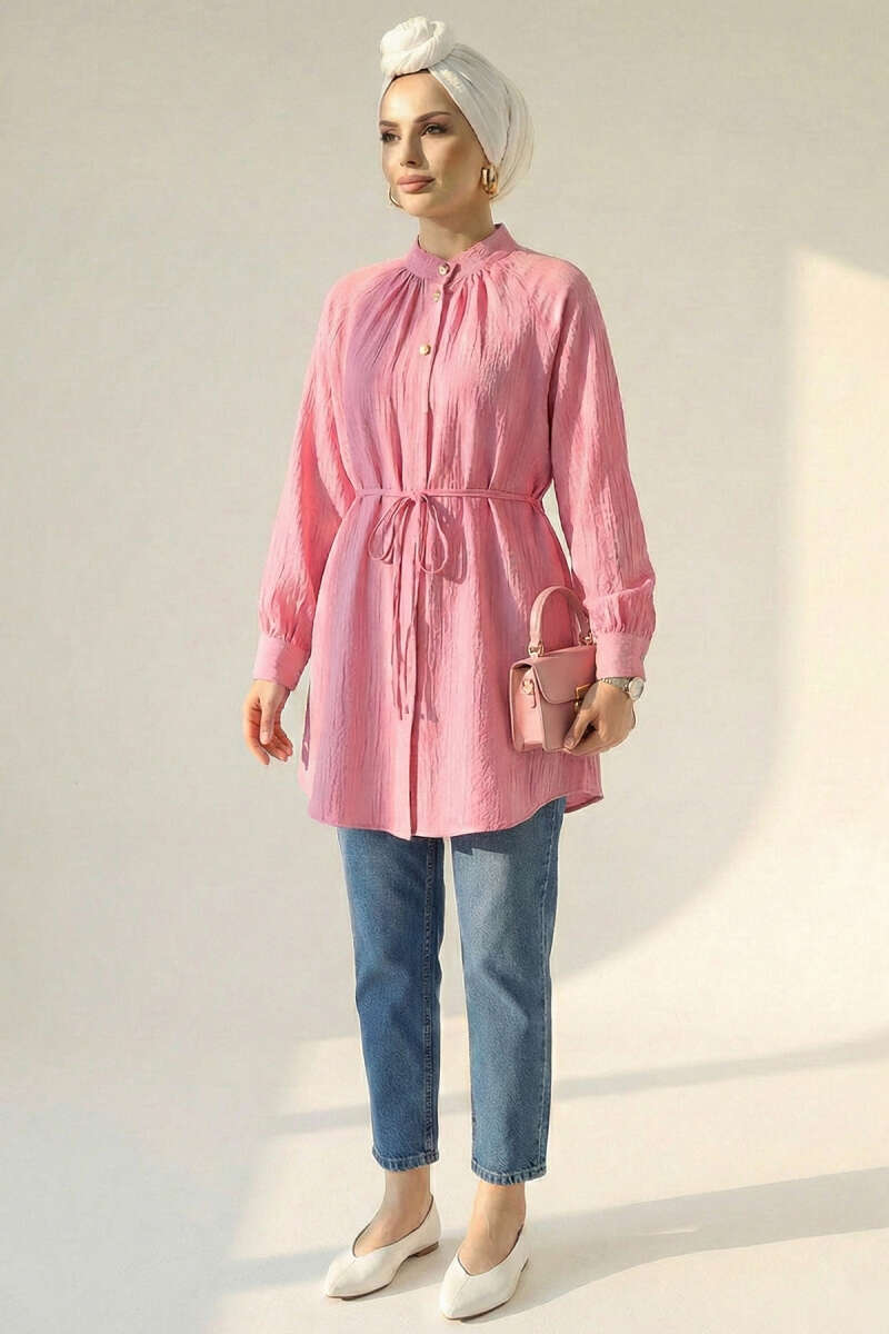 Hakim Yaka Patlı Gömlek