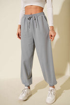İki İp Paça Lastikli Jogger Pantolon
