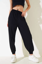 İki İp Paça Lastikli Jogger Pantolon