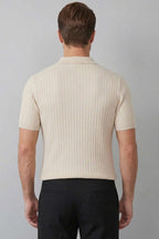 İnce Polo Yaka Merserize Erkek T-shirt