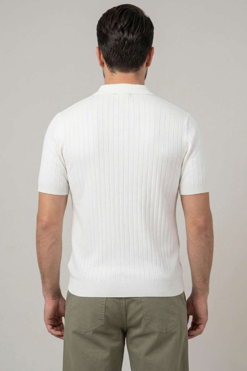 İnce Polo Yaka Merserize Erkek T-shirt