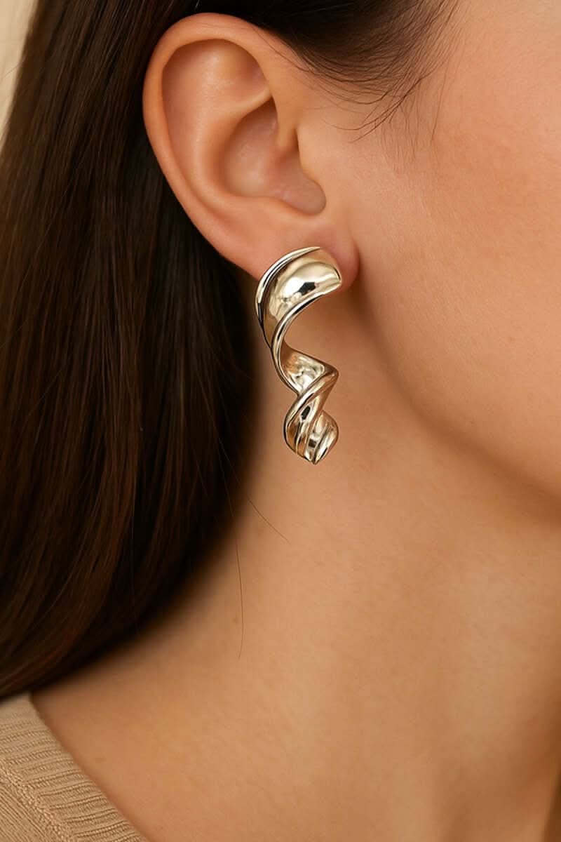 Spiral Metal Jolecting Earrings