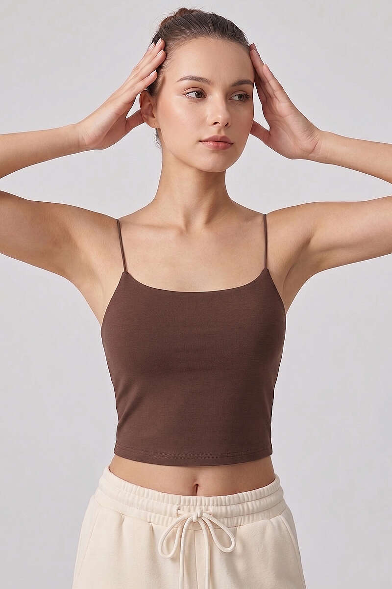 İp Askılı Göğüs Pedli Crop