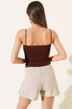Padded Bustier with Rope Straps