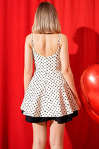 Stringed Polka Dot Mini kleit
