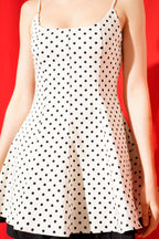 Stringed Polka Dot Mini kleit