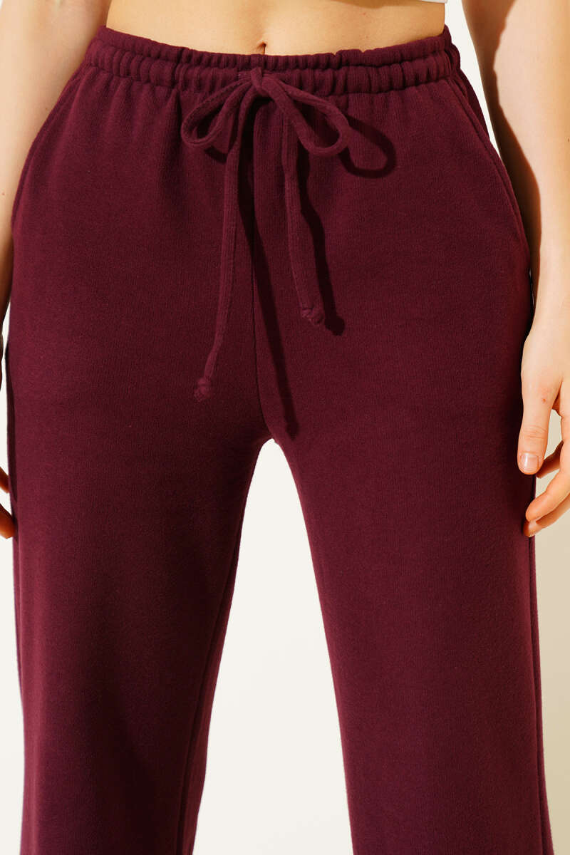 İp Bağcıklı Bol Paça Pantolon
