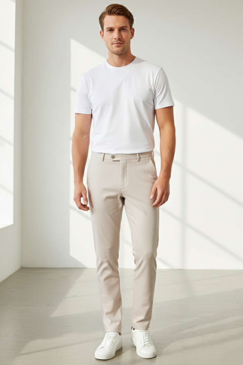 Italian Slim Men's Trousers