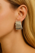 Embossed Current Earrings