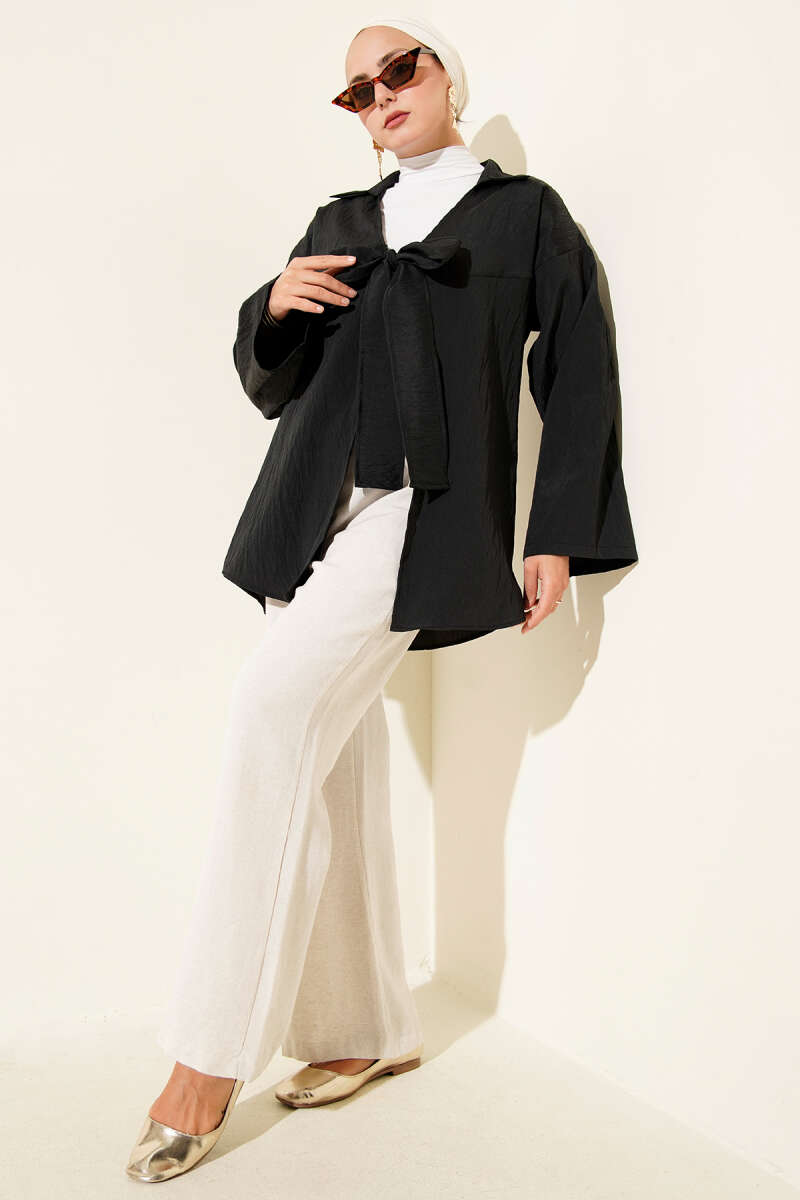 Kalın İp Bağcıklı Kimono