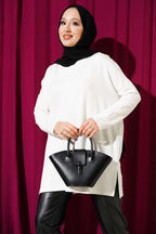 Kalp Detaylı Basic Tunik