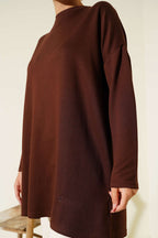 Kalp Detaylı Basic Tunik