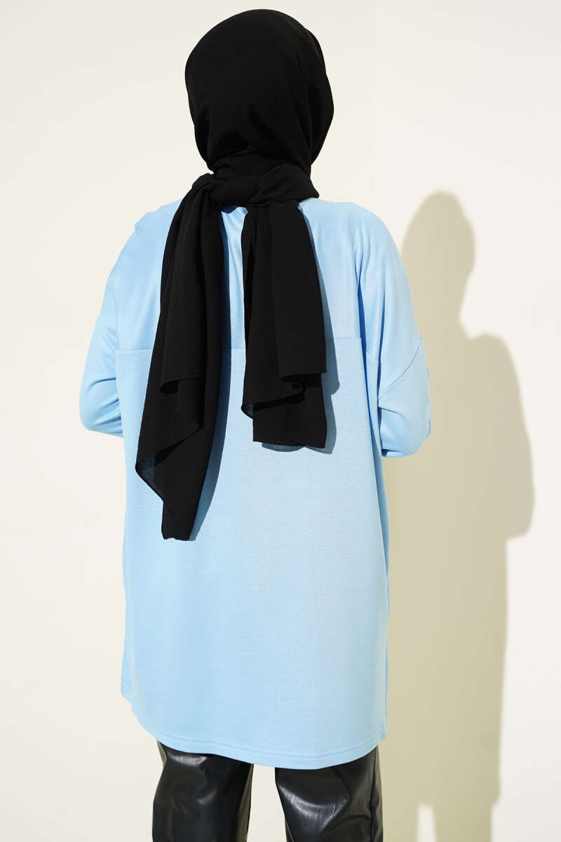 Kalp Detaylı Basic Tunik