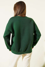 Kalp Nakış Detaylı Sweatshirt