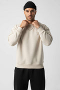 Kalp Nakışlı Üç İplik Erkek Sweatshirt