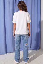 Kalpli Bardak Baskılı T-shirt