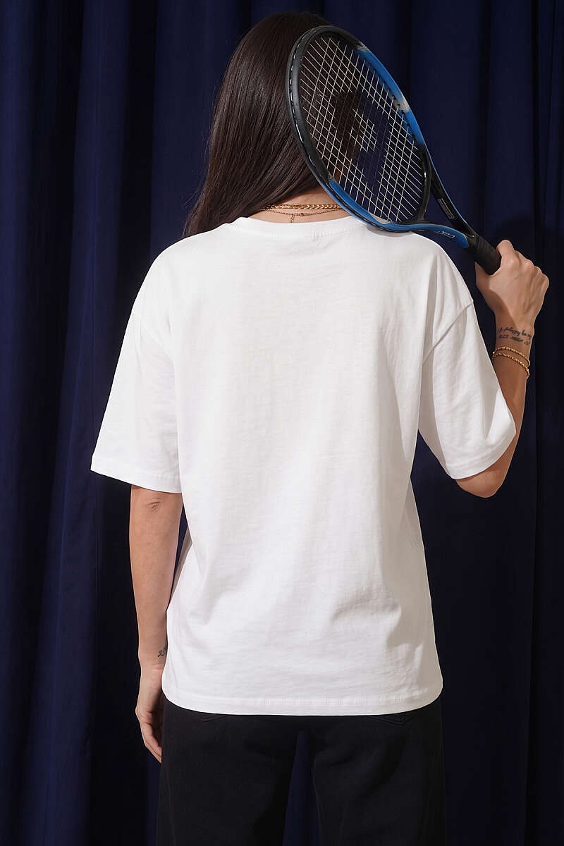 Kalpli Bardak Baskılı T-shirt