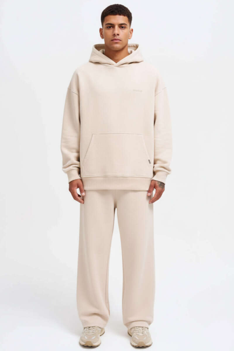 Kanguru Cepli Kapüşonlu Pamuklu Erkek Sweatshirt
