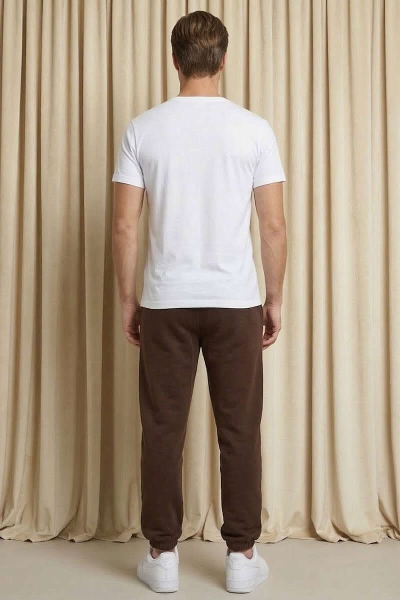 Kapalı Yaka Basic Erkek T-shirt
