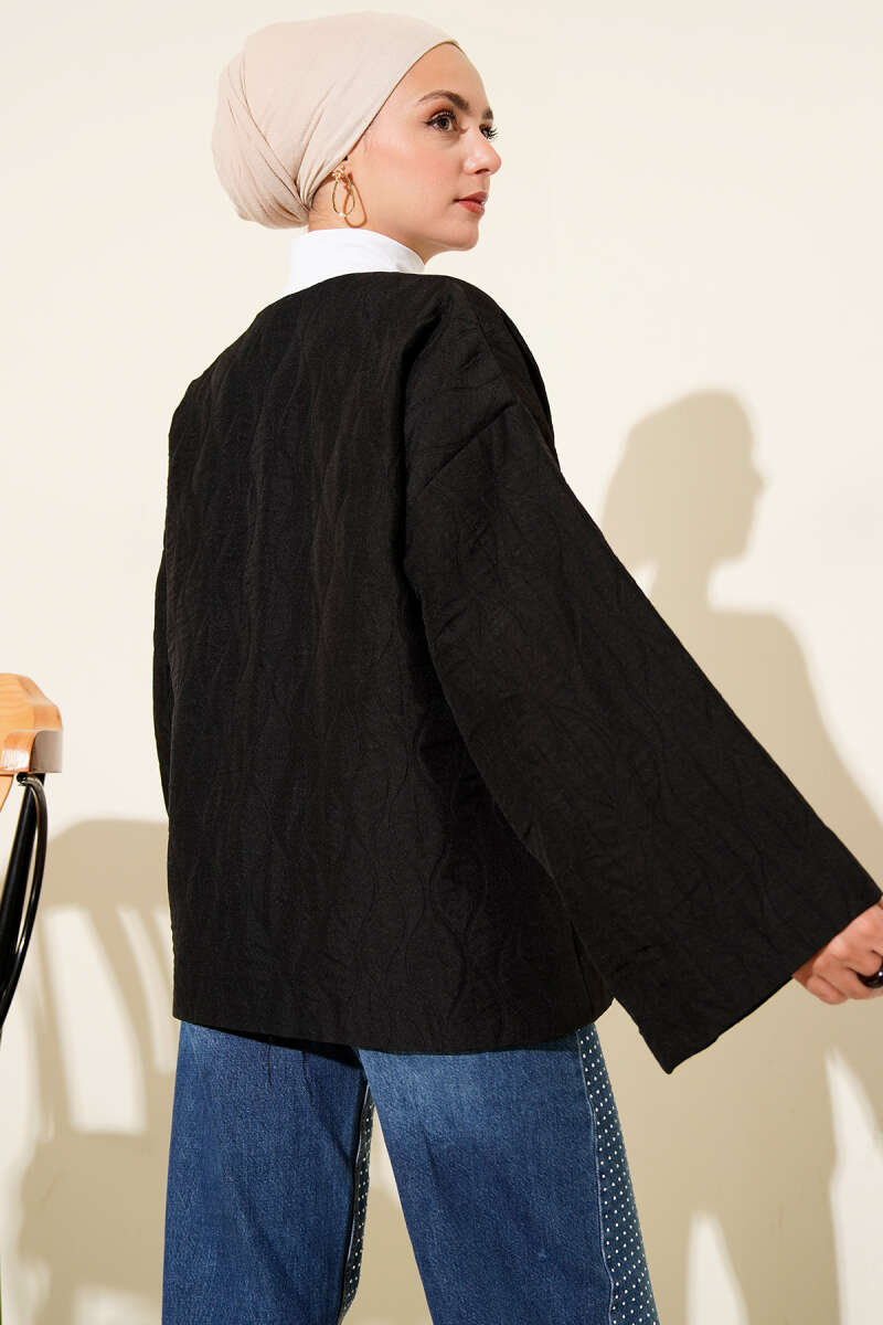 Kapitone Bağlamalı Kimono