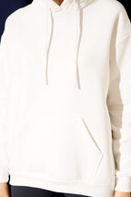 Kapüşonlu Basic Üç İplik Sweatshirt