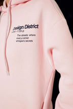 Kapüşonlu Baskılı Üç İplik Sweatshirt