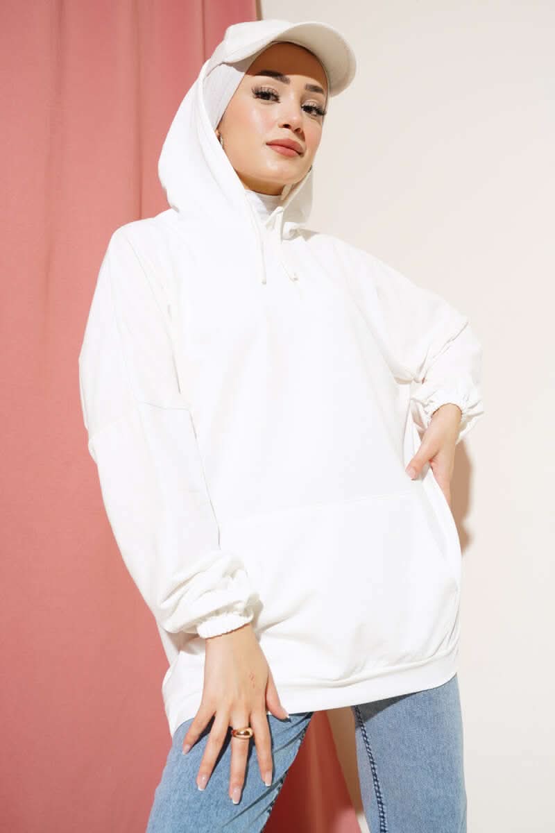 Kapüşonlu Oversize Sweat