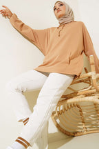 Kapüşonlu Oversize Sweat