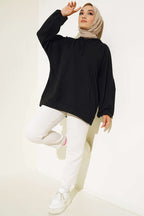 Kapüşonlu Oversize Sweat
