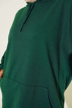 Kapüşonlu Oversize Sweat