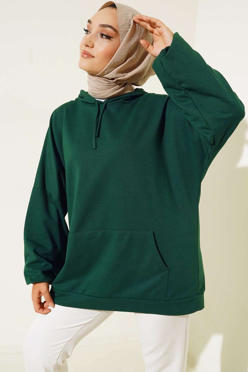 Kapüşonlu Oversize Sweat