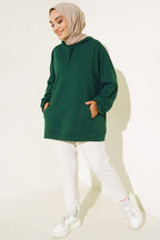 Kapüşonlu Oversize Sweat