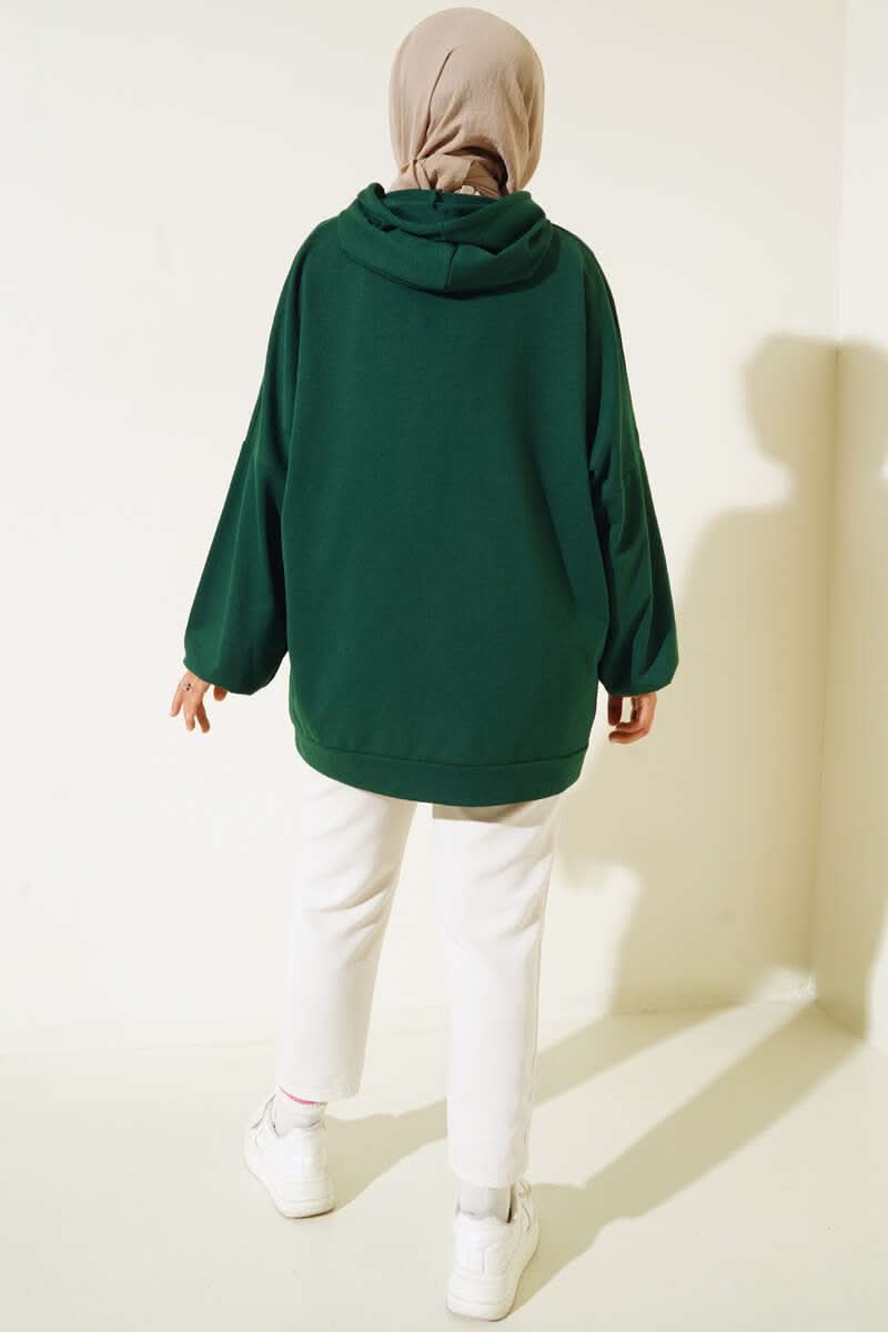 Kapüşonlu Oversize Sweat