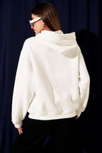 Kapüşonlu Stockholm Baskılı Sweatshirt