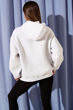 Kapüşonlu Stockholm Baskılı Sweatshirt