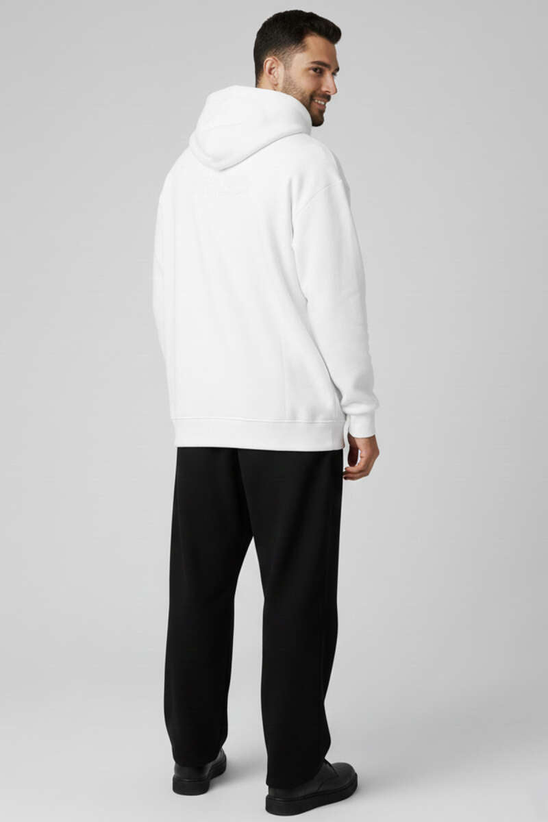 Kapüşonlu Üç İplik Erkek Sweatshirt