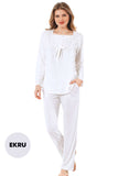 Kare Yaka Pijama Takımı