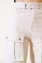 Kargo Cepli Gabardin Pantolon