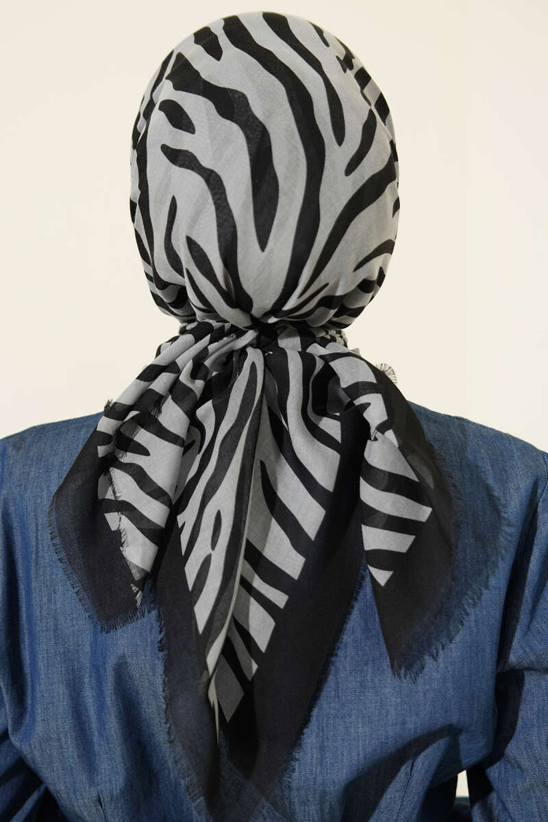 Karışık Desen Flamu Cotton Eşarp Asorti 10