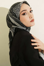 Karışık Desen Flamu Cotton Eşarp Asorti 12