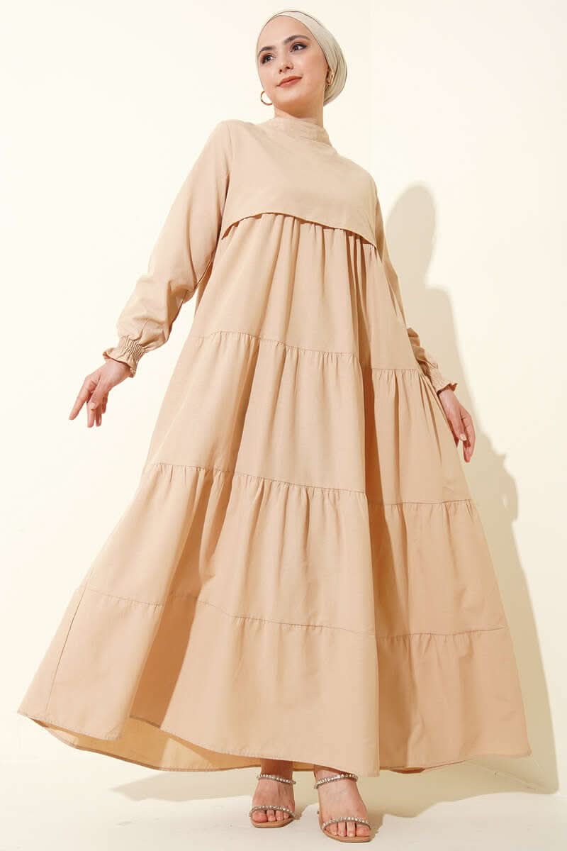 Katlı Model  Elbise