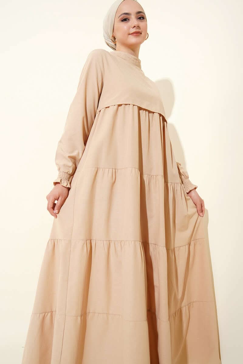 Katlı Model  Elbise