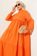 Katlı Model Elbise
